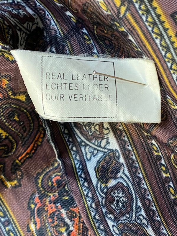 Hochwertige Herren Lederweste Vintage Dunkelbraun