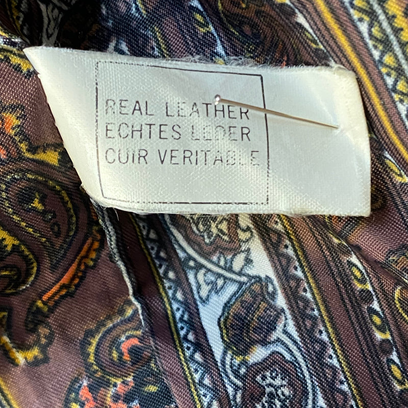 Hochwertige Herren Lederweste Vintage Dunkelbraun