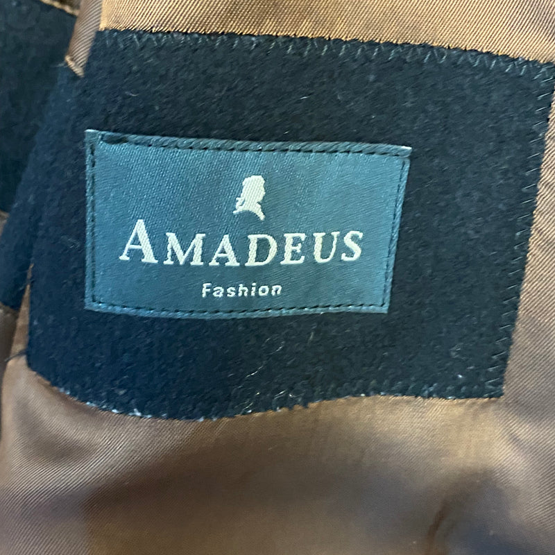Mantel von Amadeus Fashion, schwarz Gr.50