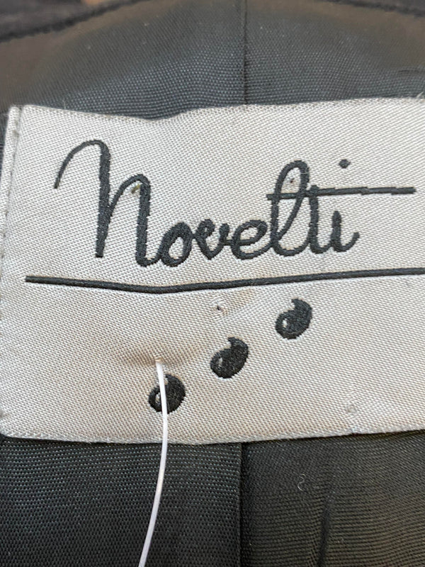 Vintage Damen-Wollmantel in Schwarz – Gr. 40, Novetli, sehr gut