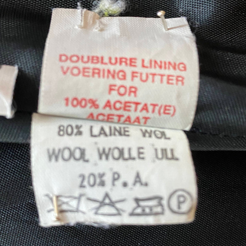 Vintage Damen-Wollmantel in Schwarz – Gr. 40, Novetli, sehr gut