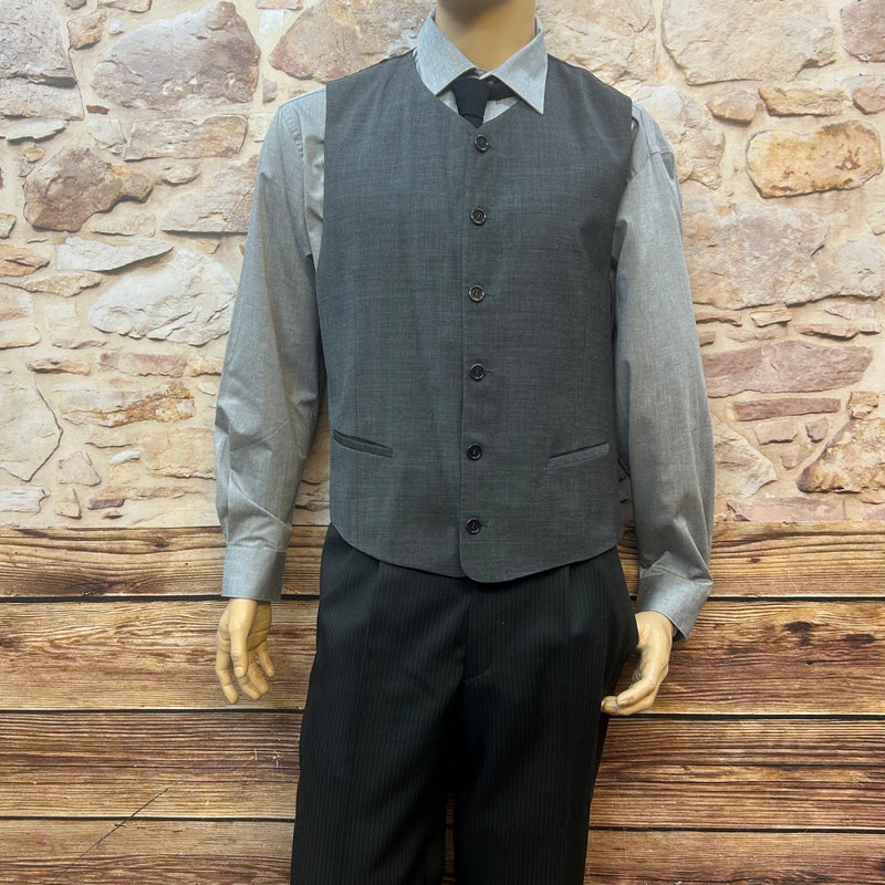 Komplett-Outfit im Peaky Blinders Stil – Gr. 54 (mit Krawatte & Schiebermütze)