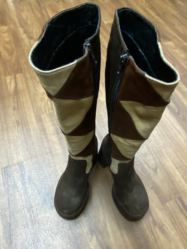 70er Jahre Plateaustiefel, Vintage, Unikat, Gr.35