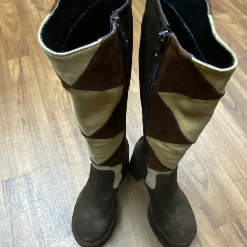 70er Jahre Plateaustiefel, Vintage, Unikat, Gr.35