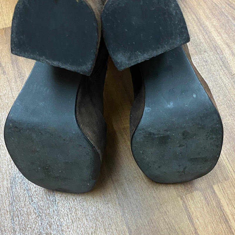 70er Jahre Plateaustiefel, Vintage, Unikat, Gr.35
