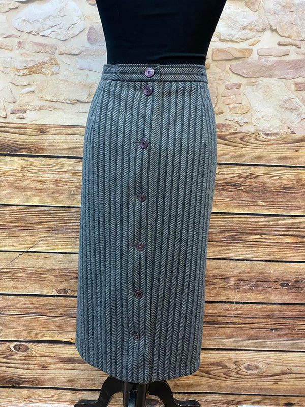 Vintage-Rock mit Hahnentrittmuster, Größe 42