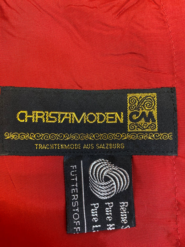 Karierter Vintage-Rock von Greta Moden, Größe 36