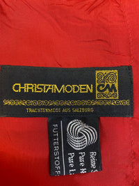 Karierter Vintage-Rock von Greta Moden, Größe 36