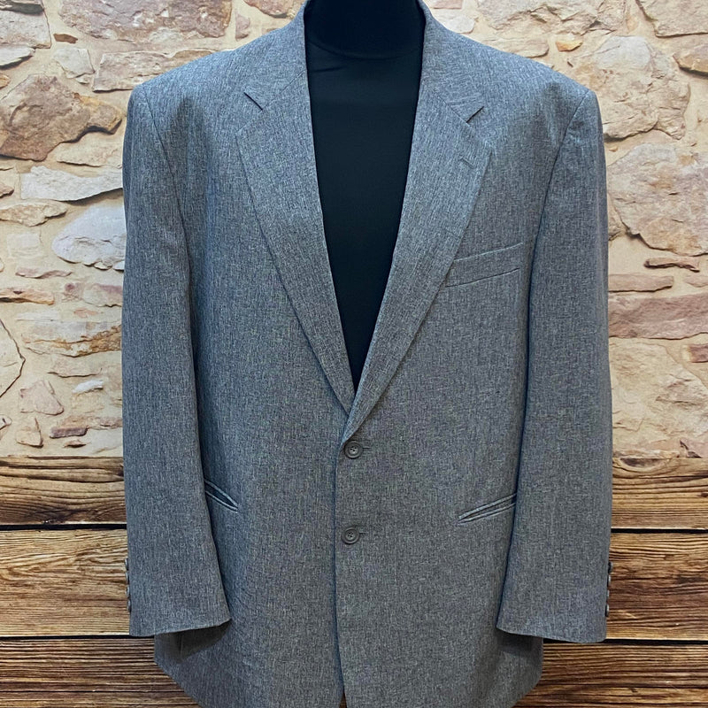  Vintage Sakko in Grau, Größe 58