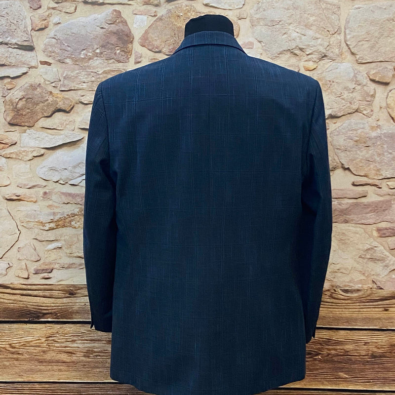 Elegantes Vintage Sakko in Blau, Größe 48