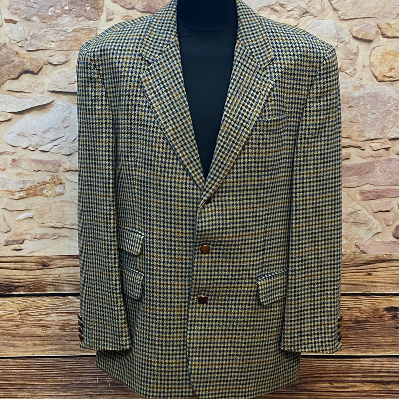 Kariertes Vintage Sakko in Größe 54 