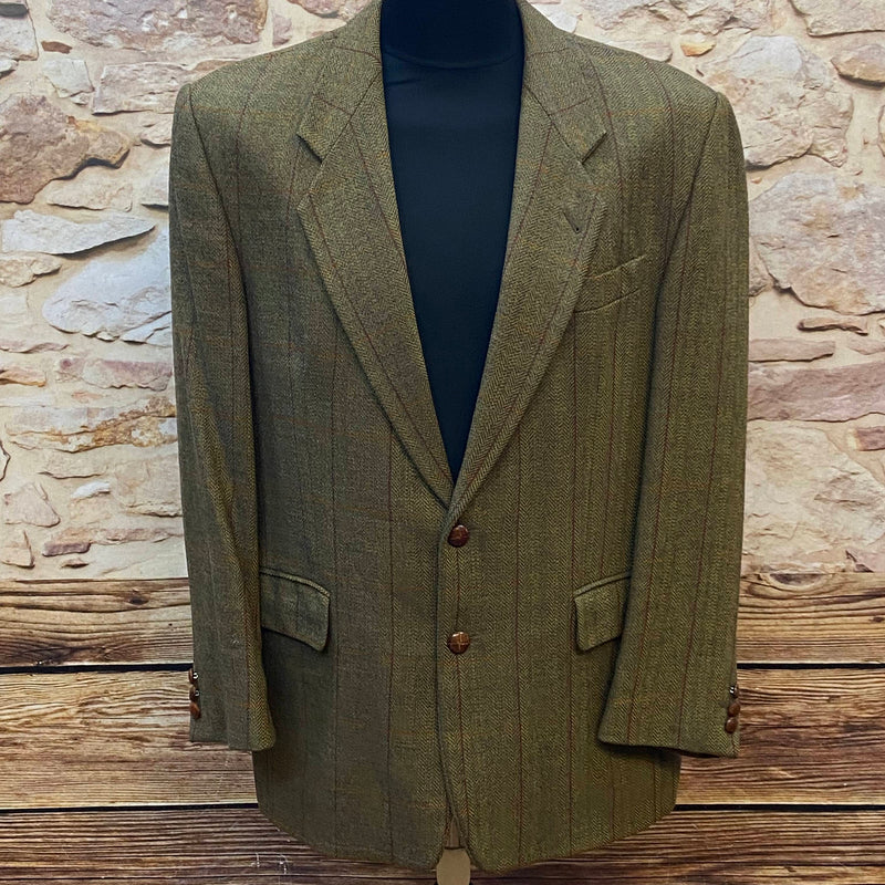 Westbury Vintage Sakko in Braun-Grün, Größe 25