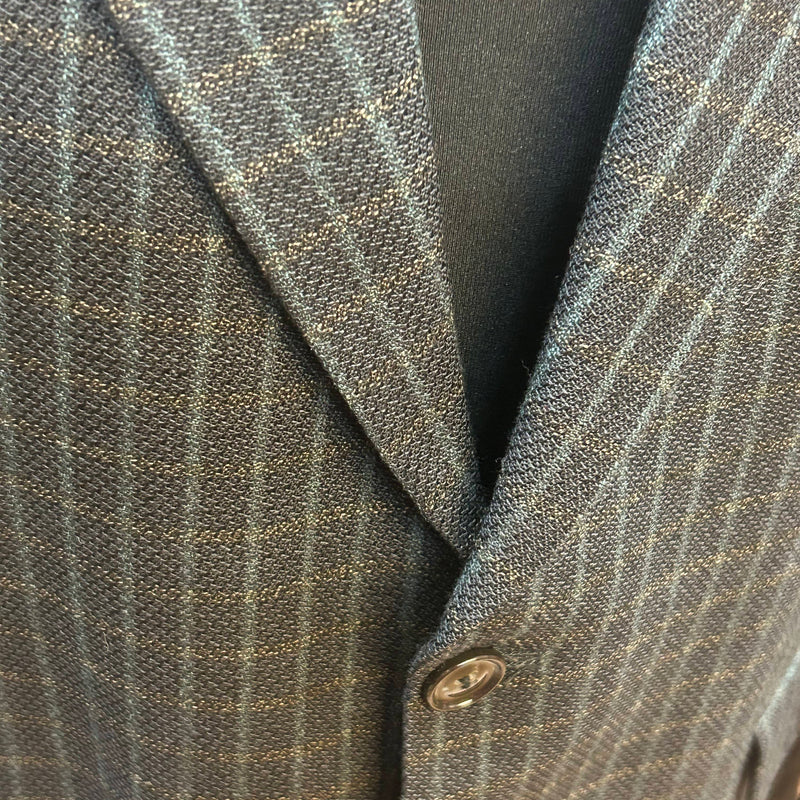 Vintage Nadelstreifen-Sakko aus Schurwolle – Größe 52