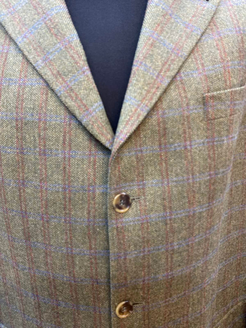 Exklusives Vintage-Sakko mit Woll-Kaschmir-Mix in Größe 54