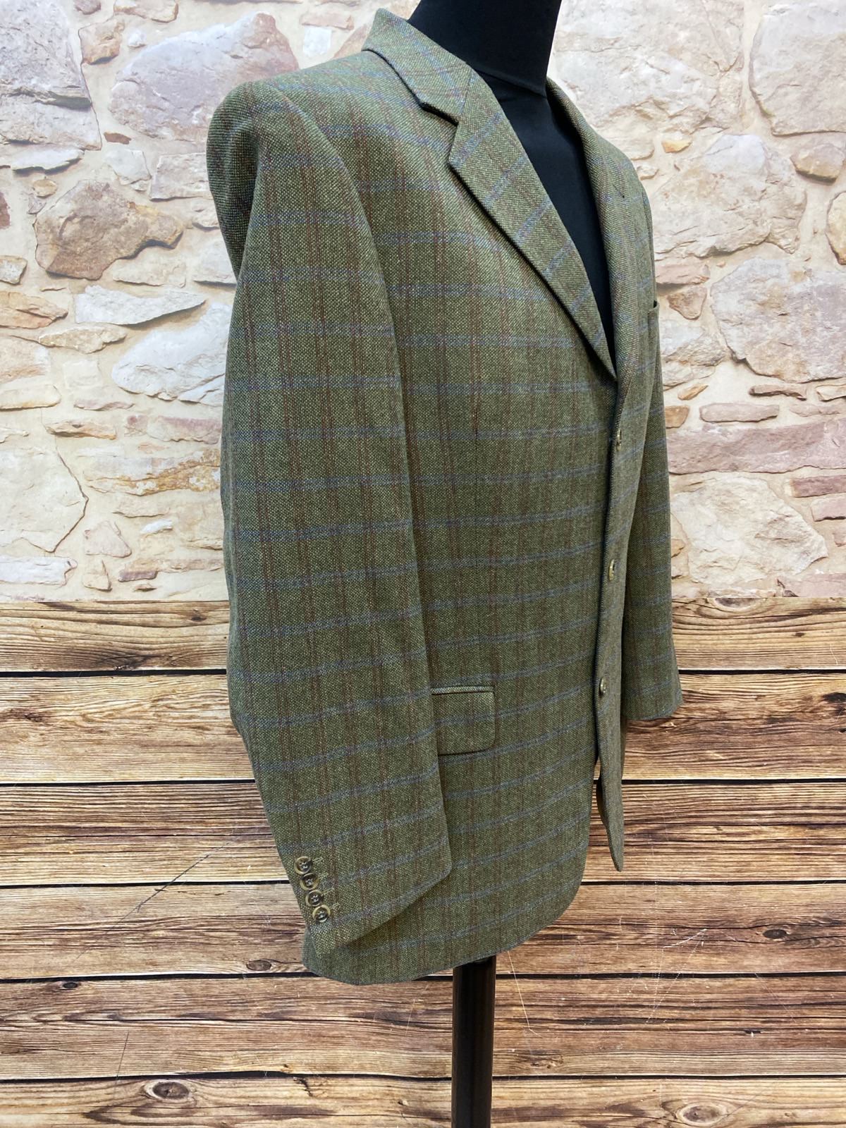 Exklusives Vintage-Sakko mit Woll-Kaschmir-Mix in Größe 54