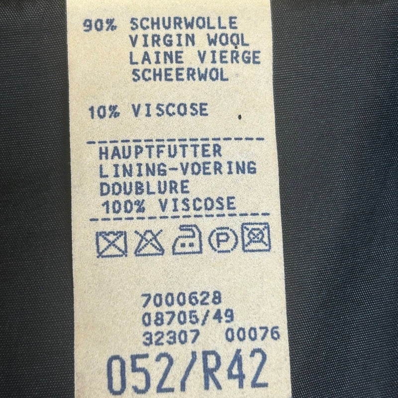 Vintage Nadelstreifen-Sakko aus Schurwolle – Größe 52