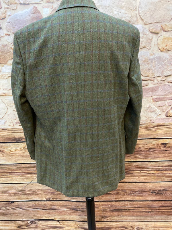 Exklusives Vintage-Sakko mit Woll-Kaschmir-Mix in Größe 54