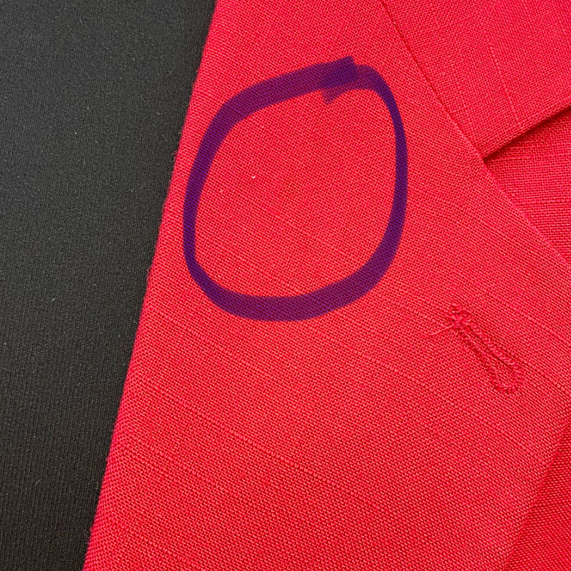 Vintage Sakko in Rot, Größe 58 – Jetzt im Sale