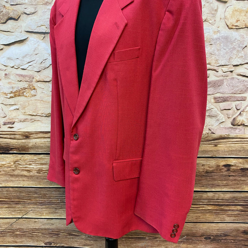Vintage Sakko in Rot, Größe 58 – Jetzt im Sale