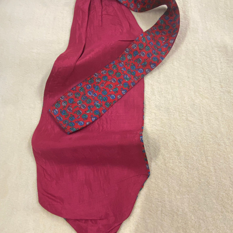 Schalkrawatte Ascot Vintage Rot Herren