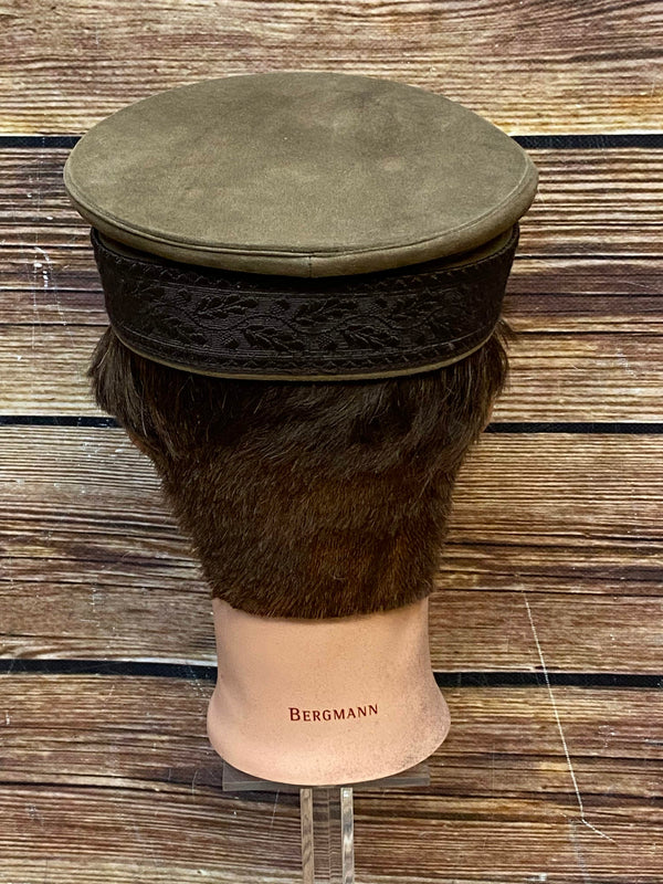Vintage Prinz-Heinrich-Mütze – Gr. 58 (Echtes Leder, Made in Germany)