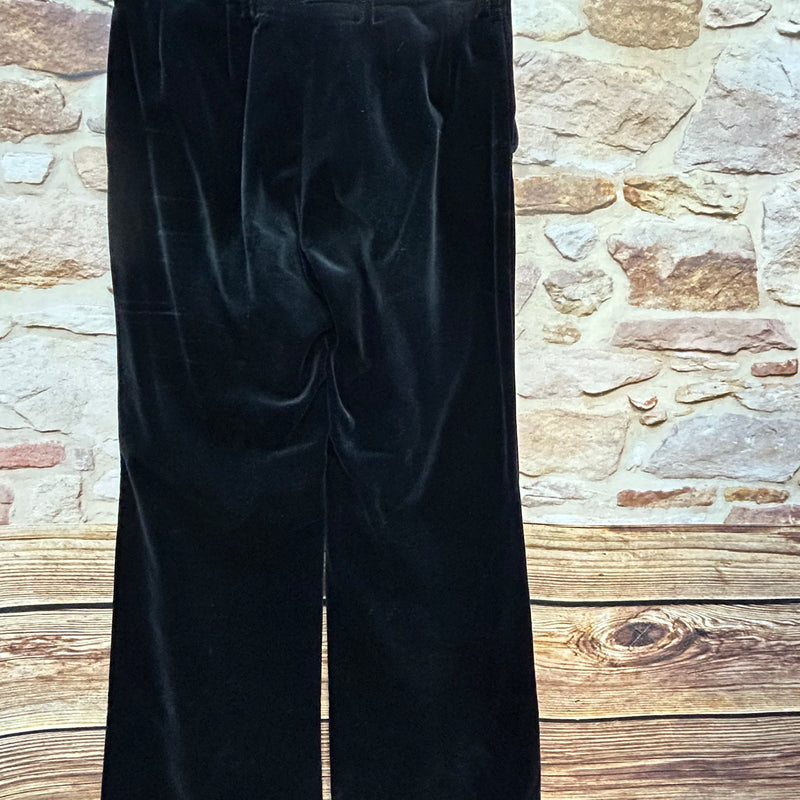 Schwarze Samthose Gr. 38 – Original 70er Jahre Schlaghose