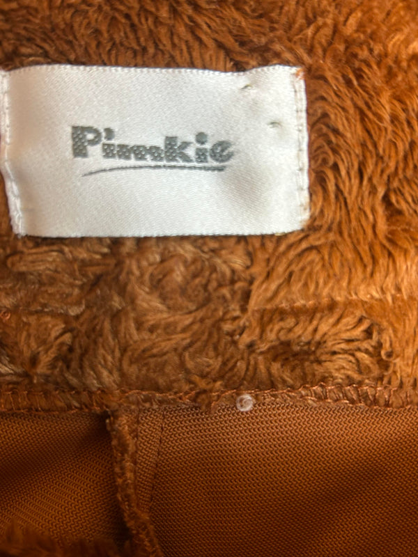 Vintage Schlaghose Braun Plüsch 70er Stil Gr. S von Pimkie