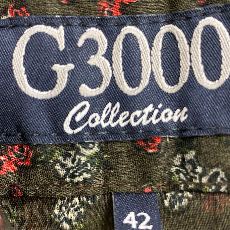 Vintage Rüschenbluse mit Blumenmuster