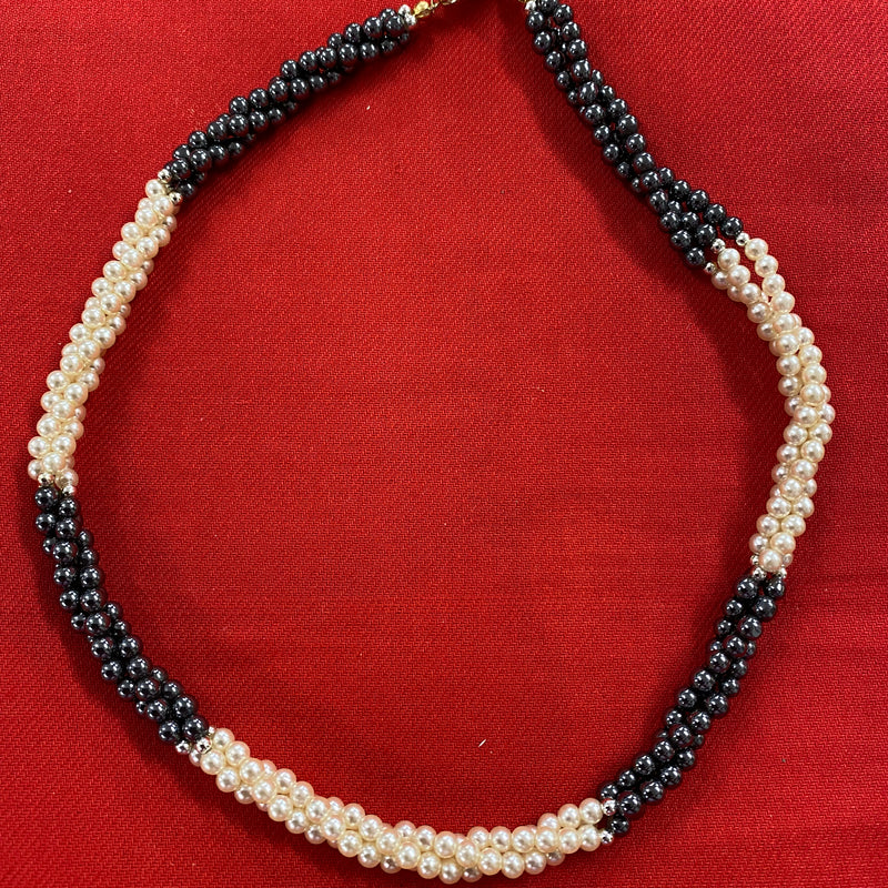 Vintage Perlenkette mit Wechselverschluss
