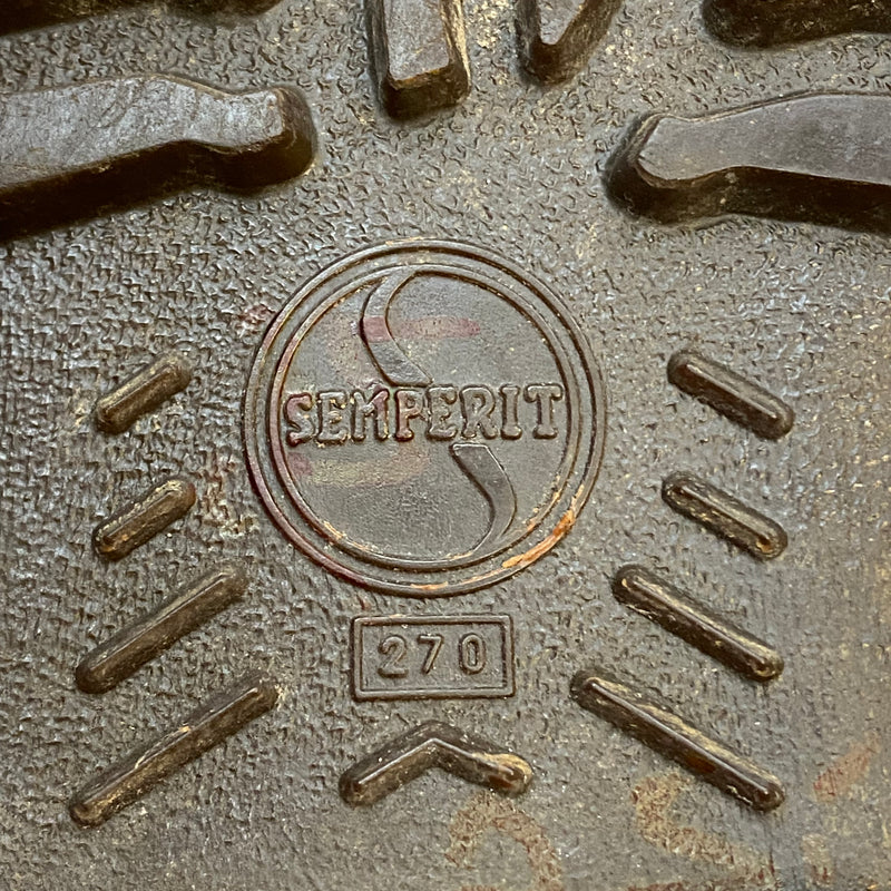 Vintage Schnürstiefel von Semperit – Gr.42 , schwarzes Leder