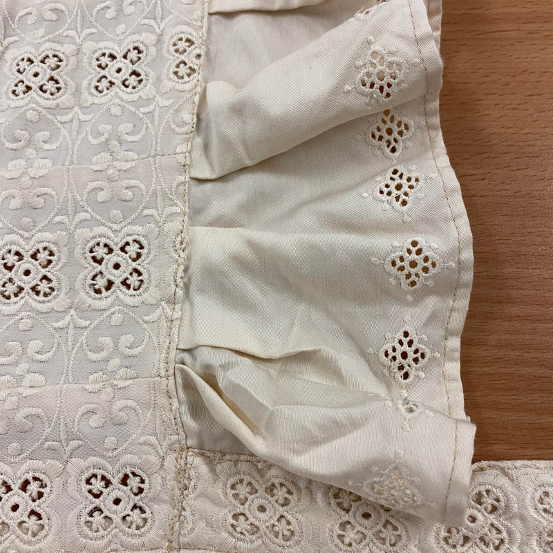 Vintage Schürze mit Rüschenriemen