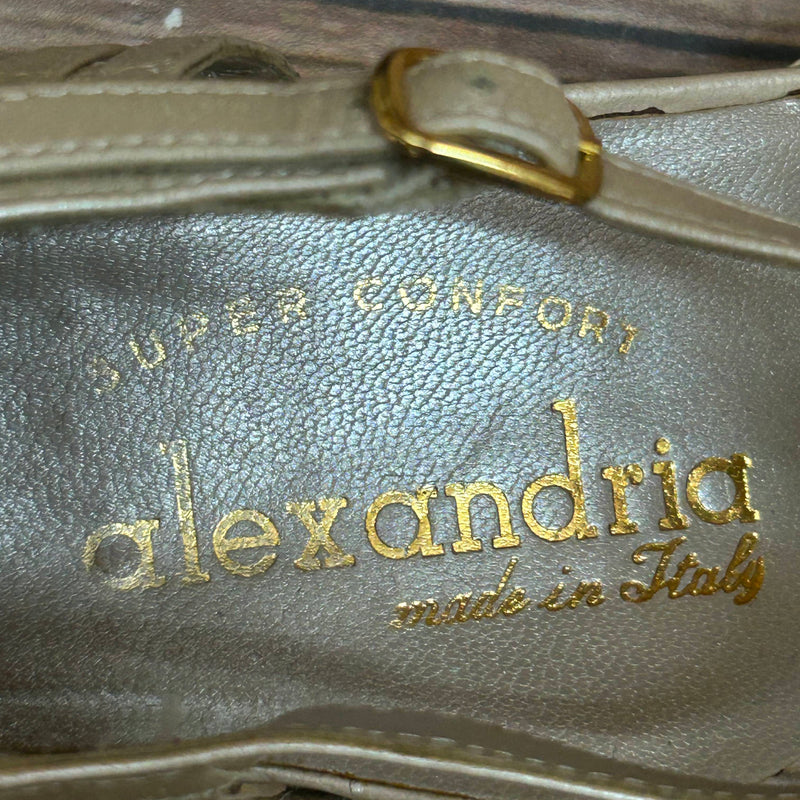 Vintage Damen T-Steg Schuhe aus Echtleder – 20er Jahre Stil (Gr. 38,5, Made in Italy)