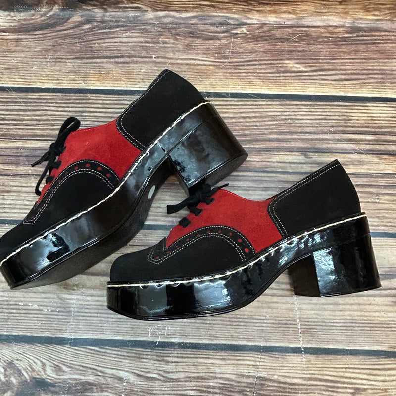 Vintage 70er Plateau Schuhe – Made in Germany Gr.37/38