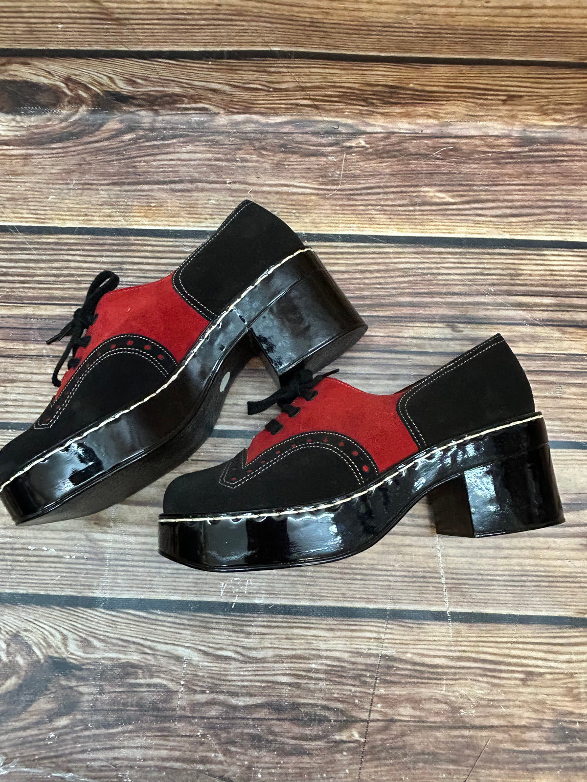 Vintage 70er Plateau Schuhe – Made in Germany Gr.37/38
