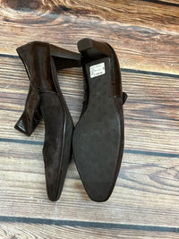 Dunkelbraune Damen Wildleder-Pumps von Mauro Teci, Gr. 39