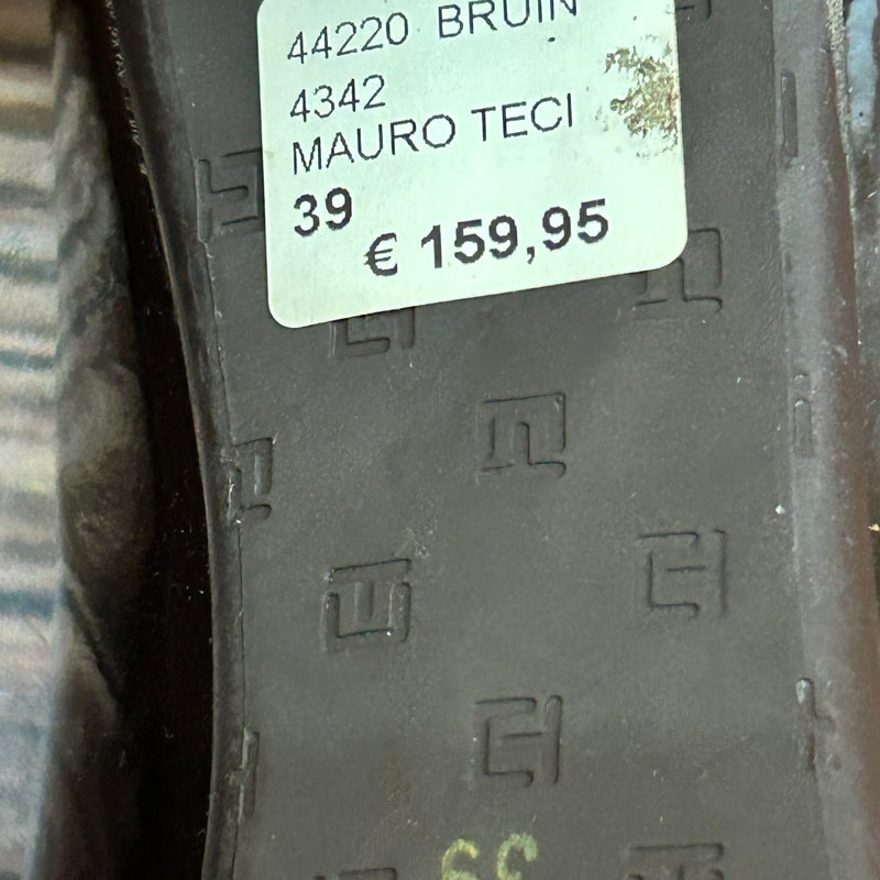 Dunkelbraune Damen Wildleder-Pumps von Mauro Teci, Gr. 39