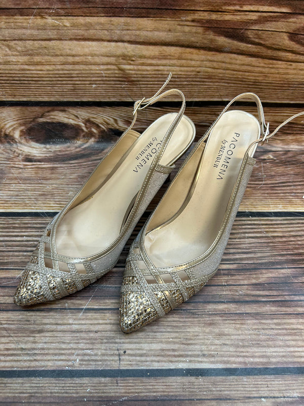Glitzernder Pumps Damen-Schuhe in Größe 38 - Pacomena by Menbur