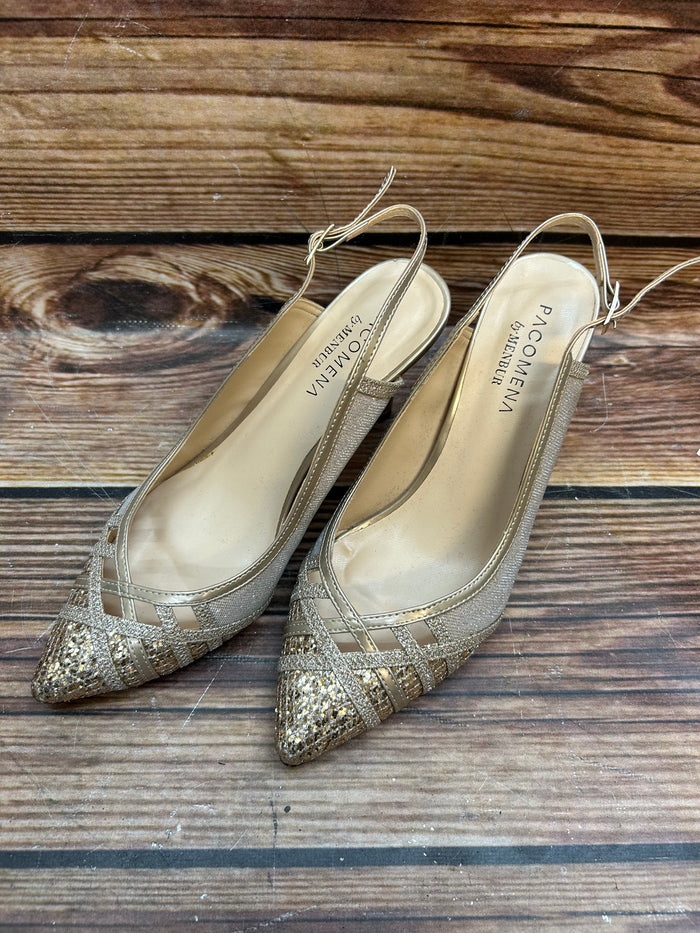 Glitzernder Pumps Damen-Schuhe in Größe 38 - Pacomena by Menbur