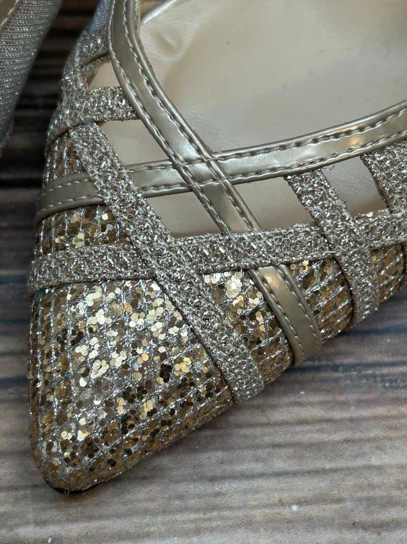 Glitzernder Pumps Damen-Schuhe in Größe 38 - Pacomena by Menbur