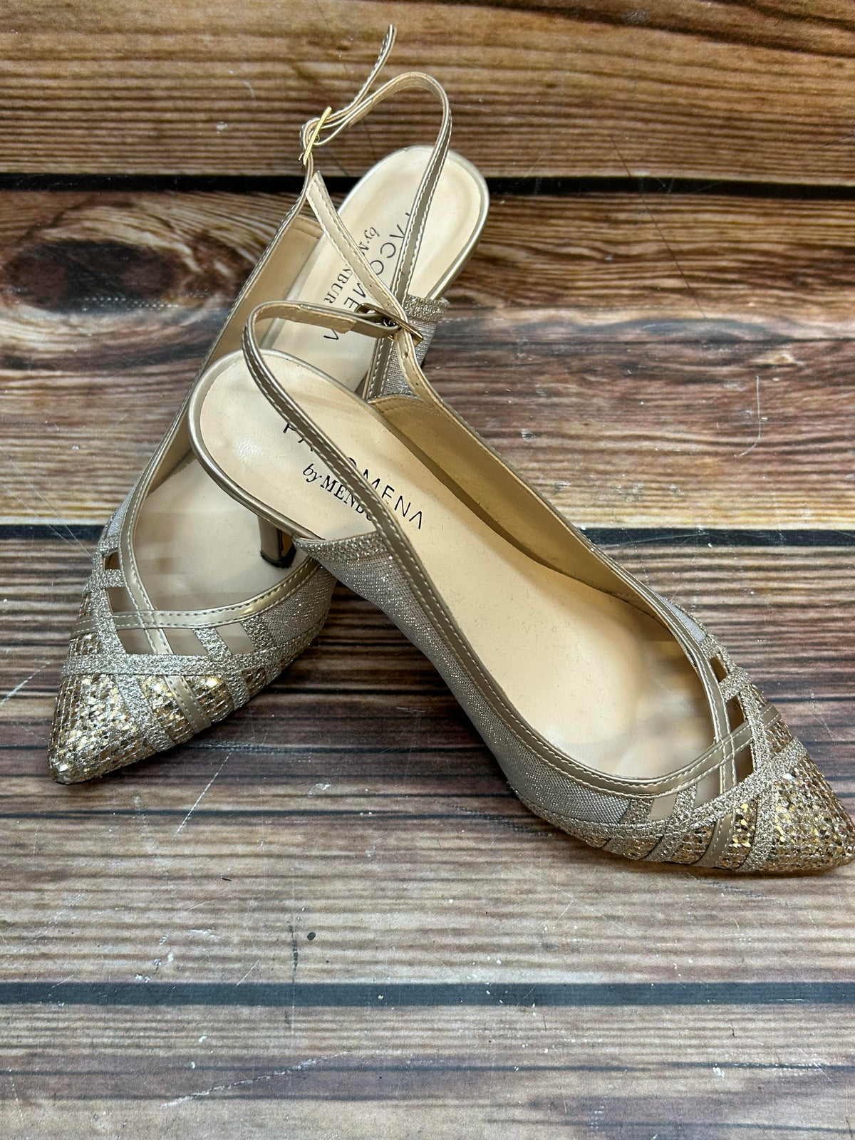 Glitzernder Pumps Damen-Schuhe in Größe 38 - Pacomena by Menbur