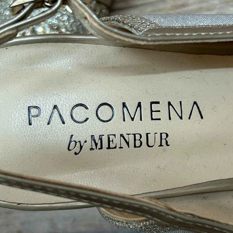 Glitzernder Pumps Damen-Schuhe in Größe 38 - Pacomena by Menbur