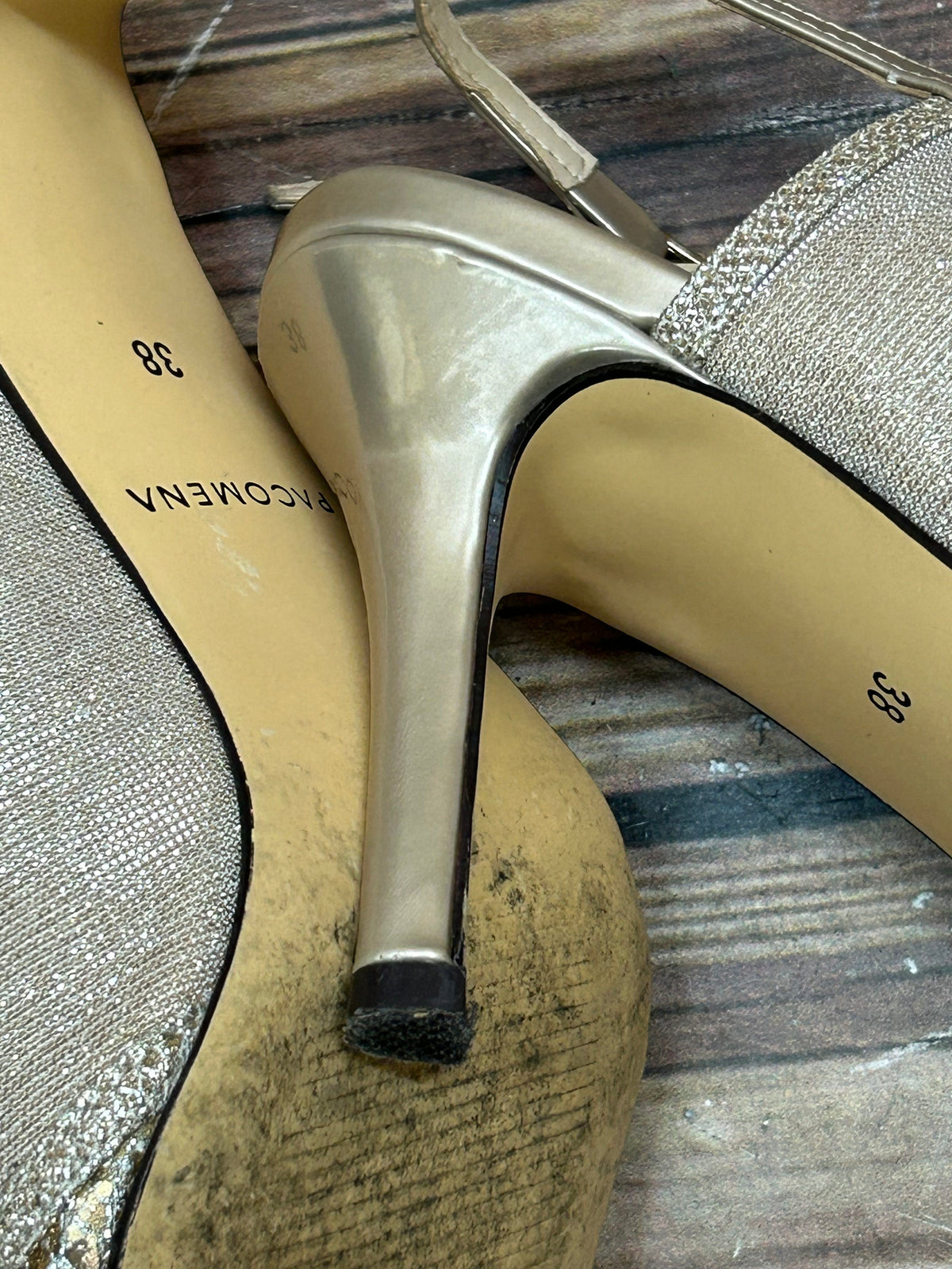Glitzernder Pumps Damen-Schuhe in Größe 38 - Pacomena by Menbur