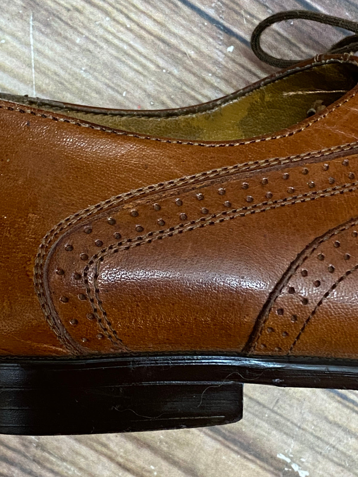 Vintage Lederschuhe – Größe EU 42