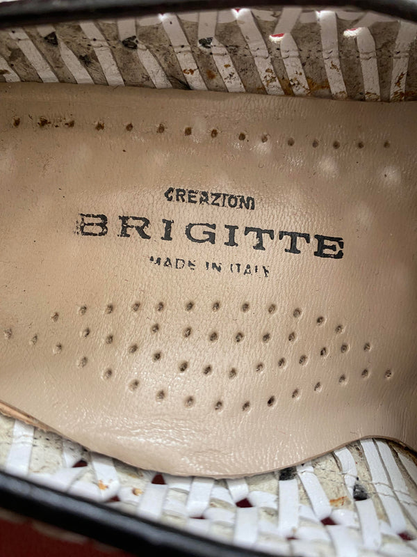 Vintage-Lederloafers von Creazioni Brigitte – Made in Italy, Größe 36
