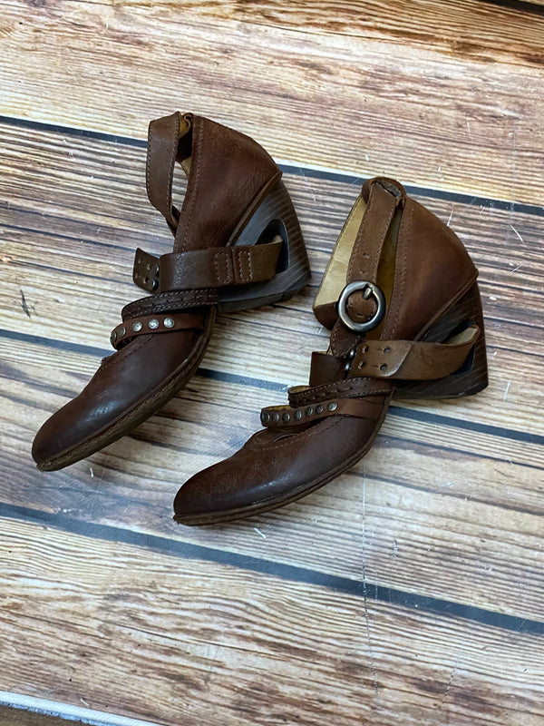 Unikate Steampunk Damen-Schuhe aus Echtleder