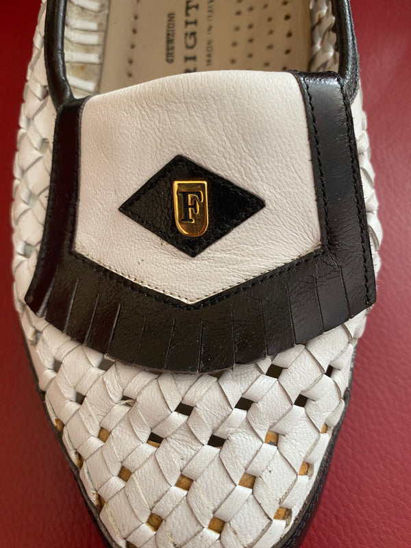 Vintage-Lederloafers von Creazioni Brigitte – Made in Italy, Größe 36