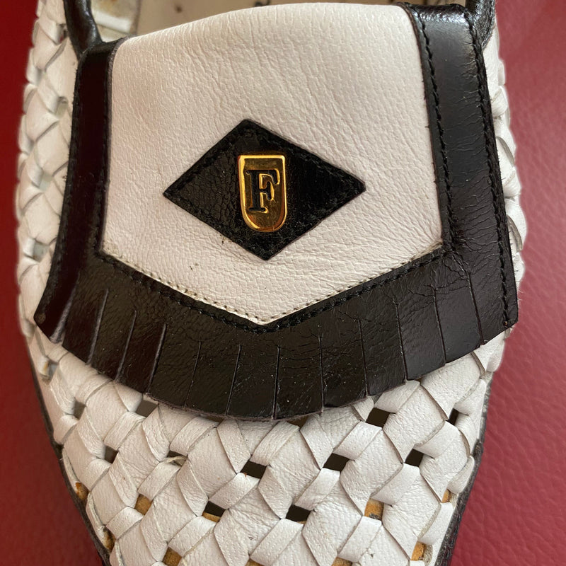 Vintage-Lederloafers von Creazioni Brigitte – Made in Italy, Größe 36