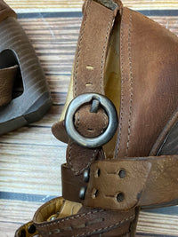 Unikate Steampunk Damen-Schuhe aus Echtleder