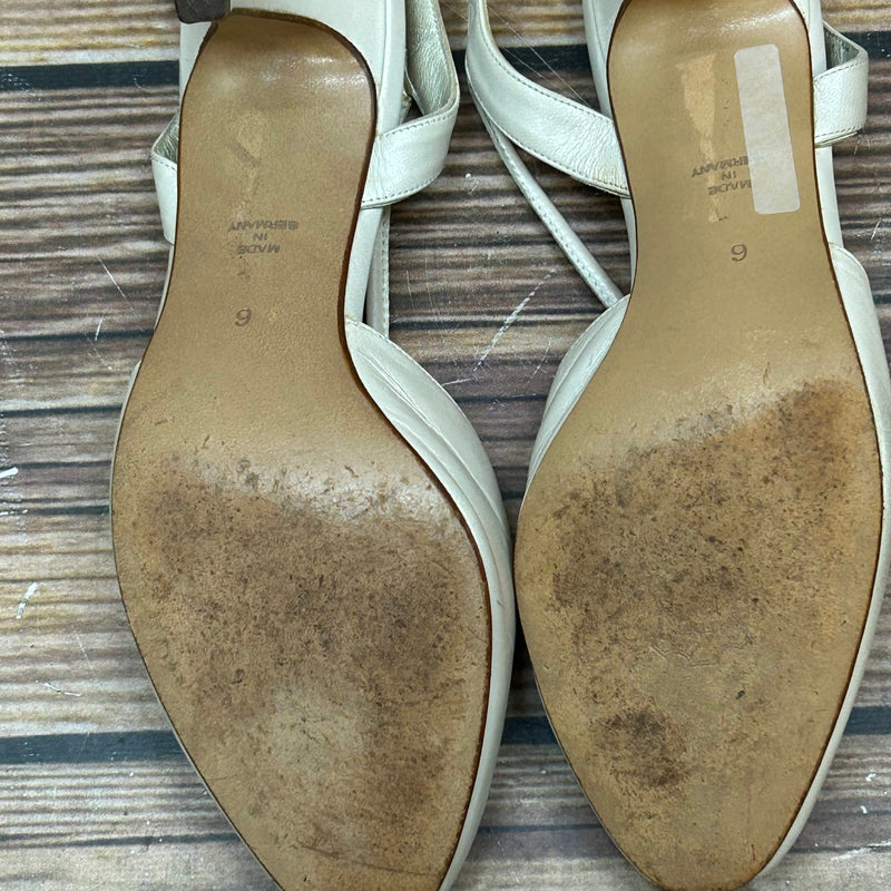 Peep-Toe-Slingbacks aus Echtleder – Größe 39