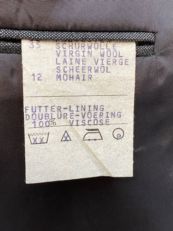 Vintage-Smoking mit Hemd, Fliege, Hosenträger und Manschettenknöpfe Gr.48